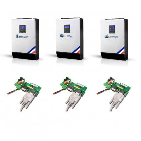 kit onduleur hybride 15kw 48v mppt 220380v voltronic