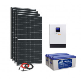 kit solaire 1600w autonome mks 3kva 24 230v batterie 3600wh