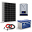 kit solaire 200w autonome vm 1kva 12 230v batterie 1200wh