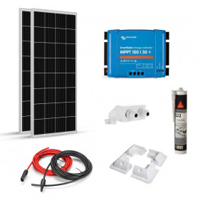 kit solaire 300w 12v shingled mppt camping car caravane bateau victron energy