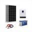 kit solaire 300w autonome vm 1kva 122130v batterie 1200wh