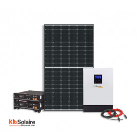 kit solaire 5000w autonome mks 5kw 48 230v batterie lithium 4800wh
