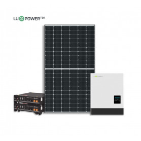 kit solaire 6000w autoconsommation hybride lithium 100kwh luxpower