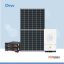 kit solaire 6000w autoconsommation hybride lithium 5kwh deye