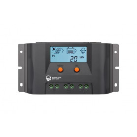 regulateur de charge pwm 30a 12v 24v courtois energy