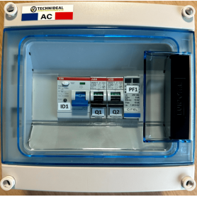coffret ac 6kw 32a type b technideal