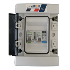 coffret de protection ac 3kw 20a avec compteur madenr