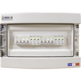 coffret de protection dc 1000v 2 mppt parafoudre madenr