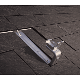 fixation ardoise 1 panneau solaire en portrait esdec