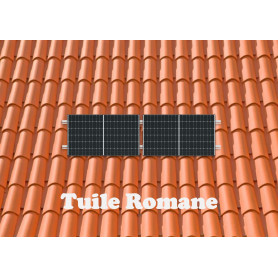 kit fixation 2 panneaux solaires en paysage vg solar