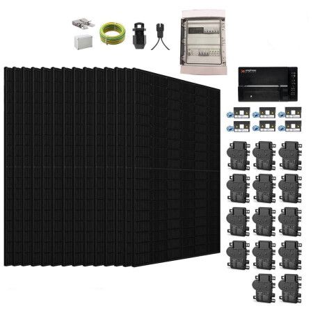 kit iq8ac 14panneaux sharp triphase recuperev3 prd2