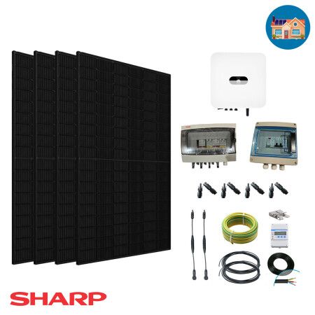 kit onduleur 4panneaux sharp prd2