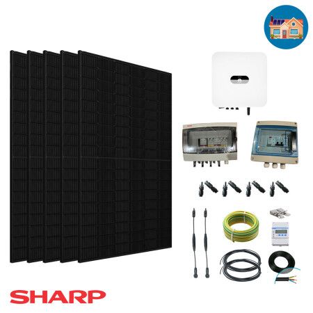 kit onduleur 5panneaux sharp prd2