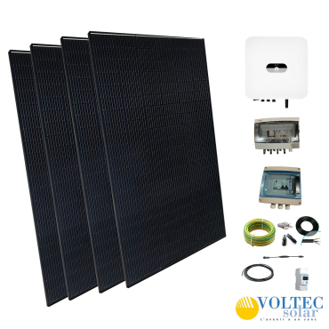 kit solaire hybride raccorde reseau voltec 1540w onduleur huawei prd2