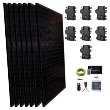 kit solaire raccorde reseau evolutif voltec 2695w portrait prd2