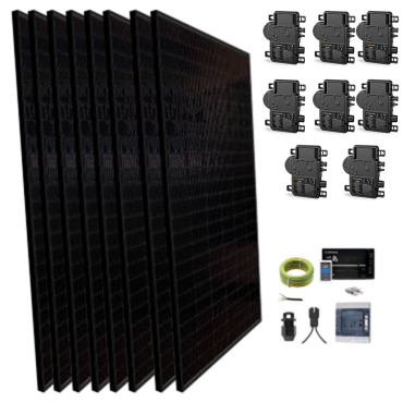 kit solaire raccorde reseau evolutif voltec 3080w portrait prd2