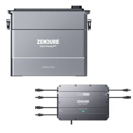 zendure kit de stockage batterie ab2000 hub 2000 prd2