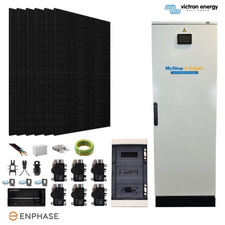 kit solaire anti coupure sharp enphase victron 2520w armoire prd2