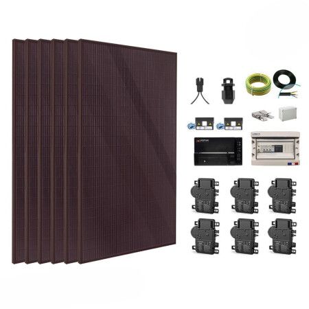 kit iq8ac 6panneaux voltec rubis 355w prd2