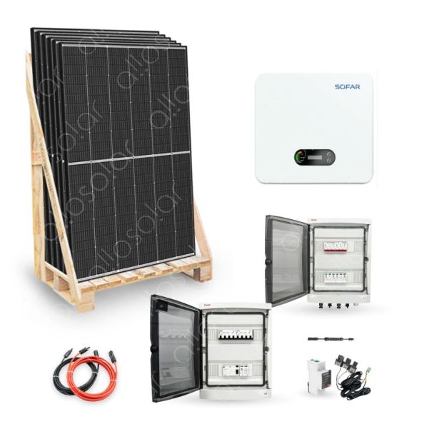kit solaire 3500wc triphase autoconsommation sofar