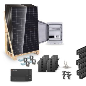 kit solaire 6000wc triphase autoconsommation complet pro enphase